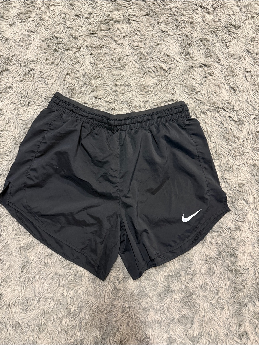 Nike Black Women's Athletic Running Shorts medium